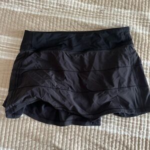 Lululemon Athletica Black tennis skirt